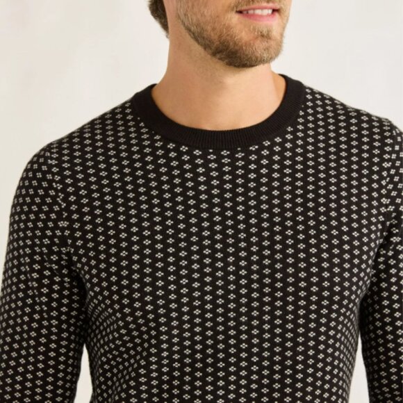 Free Assembly Men's Nordic Stitch Crewneck Sweater Size XL - Picture 3 of 5